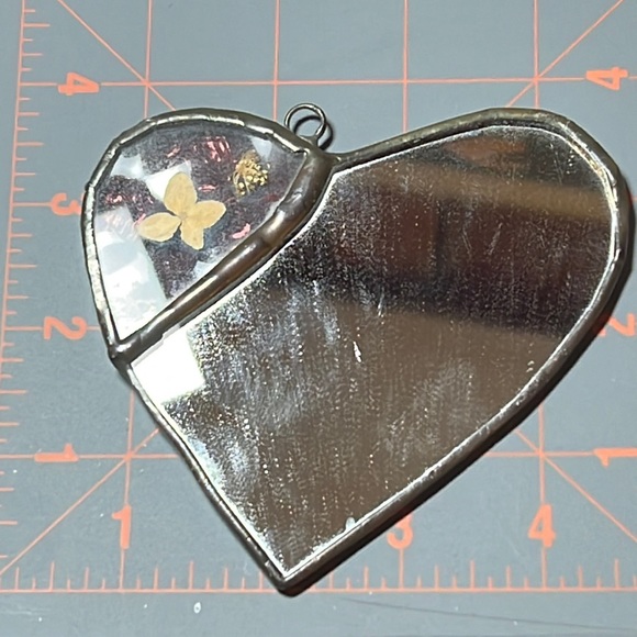 Mirror heart handmade - Picture 3 of 3